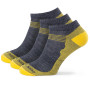 Socken Zulu Merino Summer M 3-pack grau/gelb