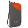 Geldbeutel Osprey Document Zip Wallet grau/orange PoppyOrange