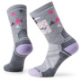 Damensocken Smartwool W Hike Full Cushion Alpine Perch Crew grau/blau Light Gray
