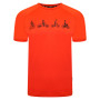 Herren-T-Shirt Dare 2b Righteous III Tee orange Burnt Salmon