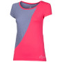 Damen-T-Shirt Progress TR Lyka 23NA grau GrayMelter/Coral