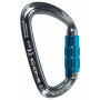 Karabiner Camp Orbit 2Lock - Gun Metal / Blue