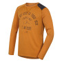 Herren-Funktionsshirt Husky Merino 100 dl. rukáv Wolf braun BrownOrange