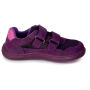 Dětské celoroční barefoot boty Bugga Safi Dark Purple lila tmavě fialová