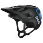 Fahrradhelm POC Kortal schwarz/blau Uranium Black/Opal Blue Metallic/Matt