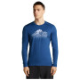 Herren-Funktionsshirt Icebreaker Men Mer 200 Oasis LS Crewe Rising Light