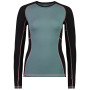Damen-Funktionsshirt Mons Royale Olympus Ls grün Burnt Sage / Black