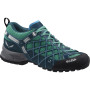 Damenschuhe Salewa Wildfire S GTX grün/blau Cypress/RiverBlue