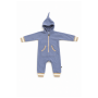 Kinderoverall DucKsday Polar Fleece Twin/Blue blau Blue/Sand
