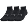 Socken-Set Under Armour Essential Low Cut 3pk schwarz Black / Black / Pitch Gray