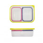 Lebensmittelbox Omada Sanaliving Box Set 19x14x6,5cm/1L + 2x 11,5x8x5cm/0,2L