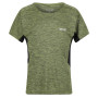 Kinder-T-Shirt Regatta Takson III grün BriKiwi/Blk