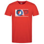 Herren T-Shirt Loap Albertto rot Fiery Red | White