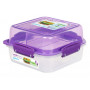 Lebensmittelbox Sistema Lunch Stack To Go Square 1,24l