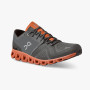 Herren Laufschuhe On Running Cloud X 2 schwarz/orange Rust | Rock
