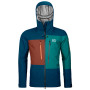 Herrenjacke Ortovox 3L Deep Shell Jacket blau PetrolBlue