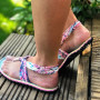 Damensandalen Gumbies Slingback Mint & Pink