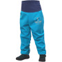 Babyhose mit Fleece Unuo Softshell blau