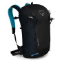 Rucksack Osprey Mutant 22 II, Blue Fire schwarz BlackIce