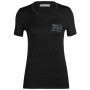 Damen-T-Shirt Icebreaker Women Tech Lite II SS Tee Mountain Lake schwarz black