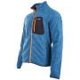 Herren-Sweatshirt Elbrus Dorian hellblau BlueMelange/Orange