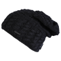 Mütze Sherpa Pria Merino schwarz mel black