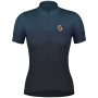 Damen-Radtrikot Scott Endurance 15 SS dunkelblau metal blue/dark blue