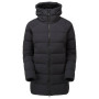 Damen-Wintermantel Montane Fem Tundra Hoodie schwarz Black
