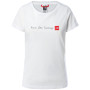 Damen-T-Shirt The North Face W S/S Neverstopexploring Tee weiß/rot TnfWhite/TnfRed