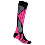 Kniestrümpfe Sensor Snow Pro Merino grau/rosa