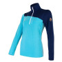 Damen-Funktionsshirt Sensor Merino Extreme zip blau TmModrá/Blue