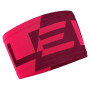 Stirnband Salewa Pedroc Seamless Headband schwarz/rosa RedPlum/
