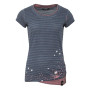 Damen-T-Shirt Chillaz Fancy Little Dot 2021 grau/rosa indigo blue stripes washed