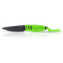 Messer Acta non verba P100 Dlc/Plain edge hellgrün NeonGreen