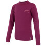 Kinder-Funktionsshirt Sensor Merino Df Logo lila Lilla