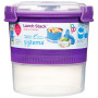 Lebensmittelbox Sistema Round Lunch Stack TO GO 965ml lila