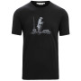 Herren-Funktionsshirt Icebreaker Men Tech Lite II SS Tee Polar Paddle schwarz Black