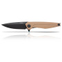 Klappmesser Acta non verba Z300 DLC/G10/Liner Lock braun Coyote
