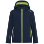 Kinder-Softshell-Jacke Regatta Haydenbury Navy (Wild Lime) blau/grün Navy (Wild Lime)