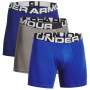 Herren-Boxershorts Under Armour Charged Cotton 6in 3 Pack dunkelblau Bauhaus Blue/Versa Blue/Pewter