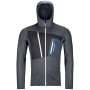 Herren-Sweatshirt Ortovox Fleece Grid Hoody M 2023 schwarz BlackSteel