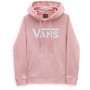 Damen-Sweatshirt Vans Wm Drop V Logo Hoodie hellrosa SILVER PINK