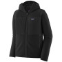 Herren Funktions-Sweatshirt Patagonia R2 TechFace Hoody schwarz Black