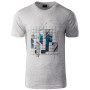 Herren-T-Shirt Hi-Tec Nerod grau LightGrayMelange