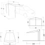 Vordach Outwell Fieldcrest Canopy