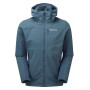 Herren Softshell-Jacke Montane Krypton Hoodie blau OrionBlue