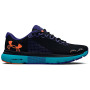 Herren Laufschuhe Under Armour HOVR Infinite 4 schwarz/orange Black / Blue Surf / Orange Blast
