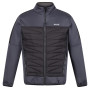 Herrenjacke Regatta Clumber II Hybrid grau/schwarz IndiaGry/Blk