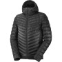 Herren-Winterjacke Salomon Outline Down schwarz Black