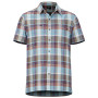 Herrenhemd Marmot Innesdale SS lila/grau Skyrise
